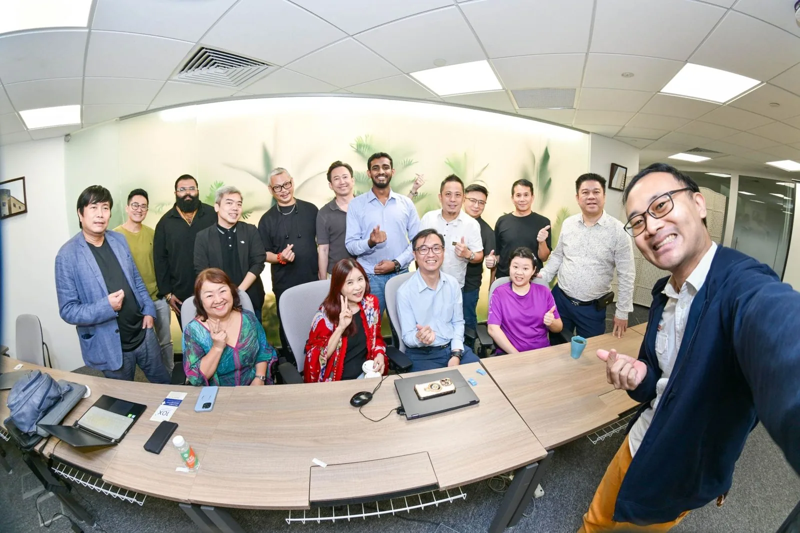 Full group at the Singapore AI Association x Cocoon workshop